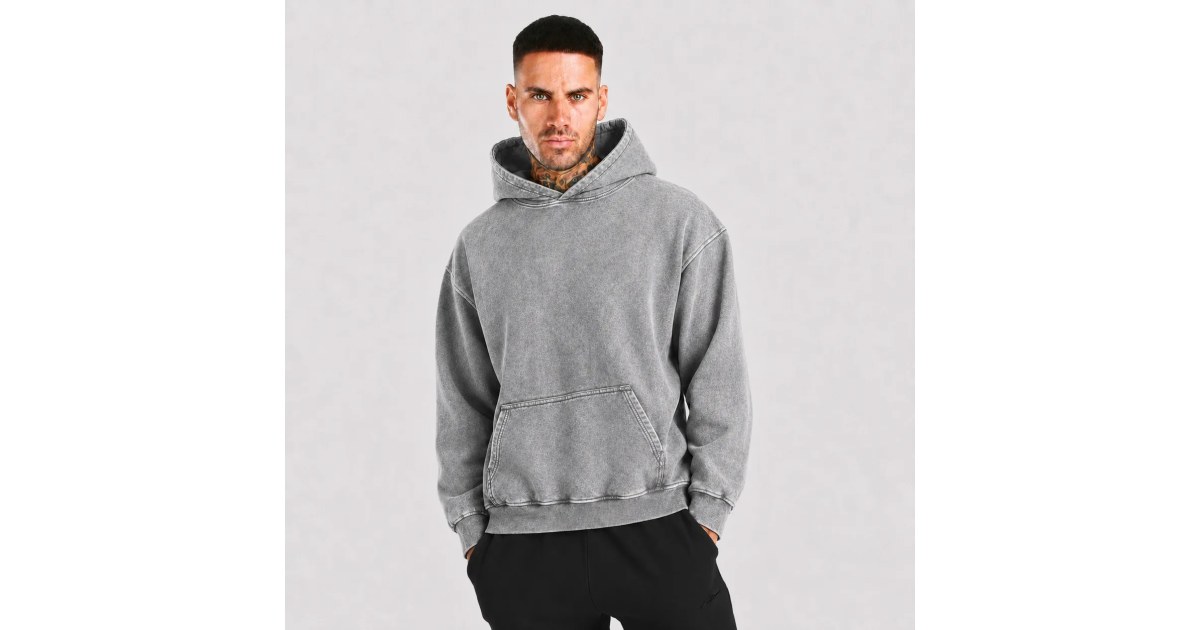 HOODIE OVINTAGE 360G - GRIS