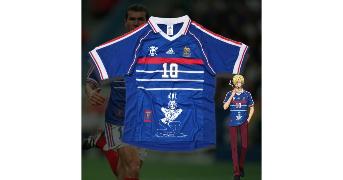FRANCIA 1998 ZIDANE X SANJI ONE PIECE - HOME - RETRO